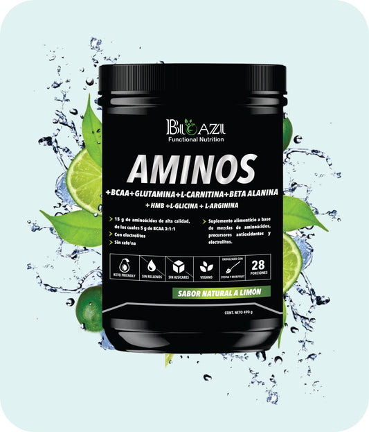 Aminoacidos esenciales + BCAA + Glutamina + Carnitina + Beta Alanina + HBM + Glicina + Arginina